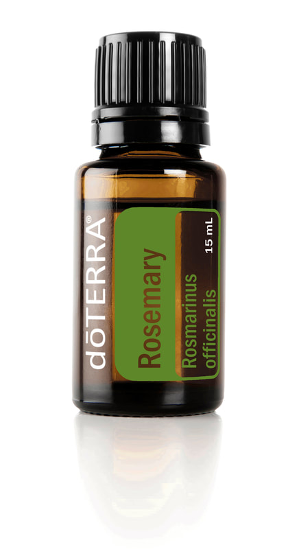 doTERRA brand rosemary essential oil bottle